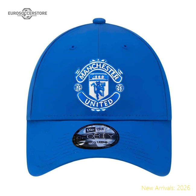 2023-2024 Manchester United 9FORTY Adjustable Cap (Blue)-Football Jersey Hub