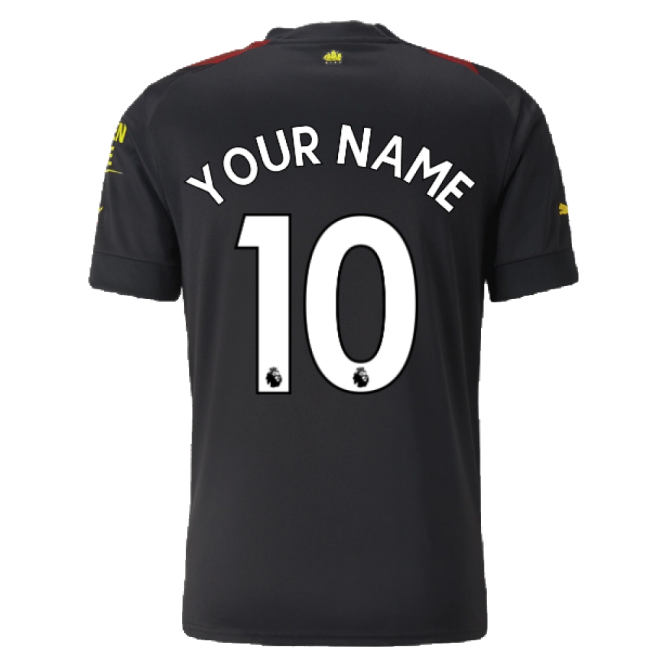 2022-2023 Man City Away Shirt (Your Name)-Football Jersey Hub