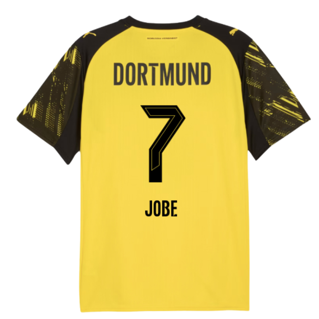 2025-2026 Borussia Dortmund Home Shirt (Jobe 7)-Football Jersey Hub