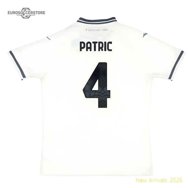 2025-2026 Lazio Away Shirt (Patric 4)-Vantage Point Soccer