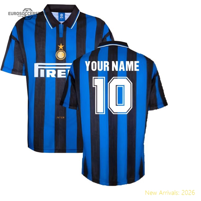 1996 Inter Milan Home Shirt (Your Name)-Football Shirts Shop