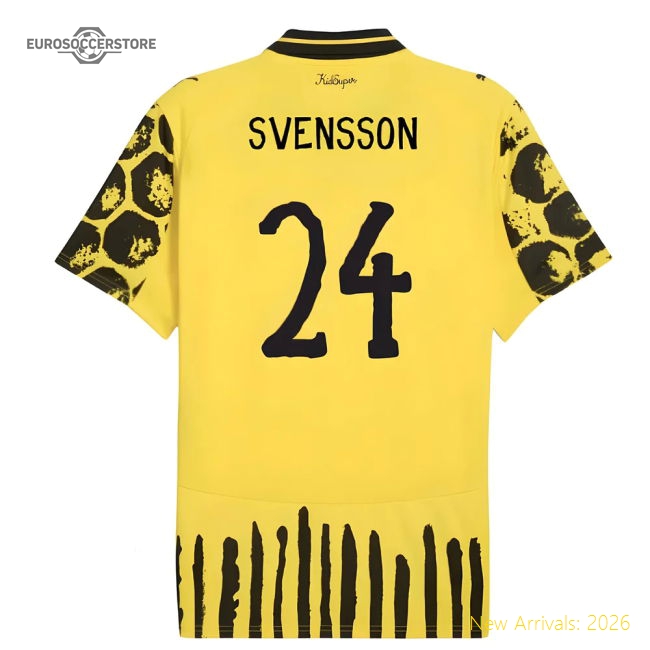 2025-2026 KIDSUPER x Borussia Dortmund CWC Home Shirt (Svensson 24)-PitchVibe Kits