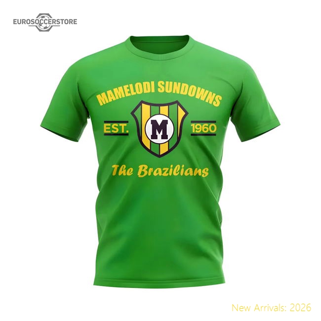 Mamelodi Established Football T-Shirt (Green)-Football Shirts Shop