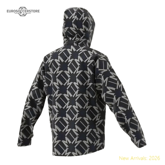 2024-2025 Man Utd Seasonal Half Zip Windbreaker (Night Indigo)-Football Jersey Hub