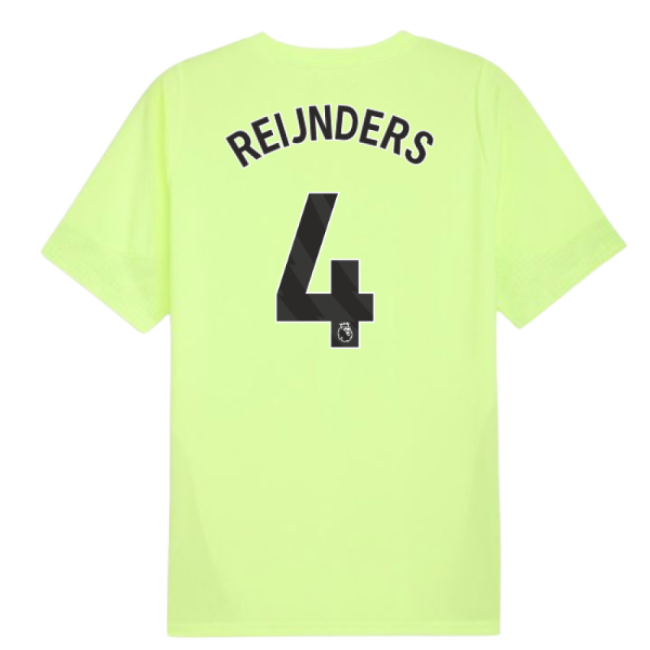 2025-2026 Man City Training Jersey (Fizzy Apple) (Reijnders 4)-Football Shirts Shop
