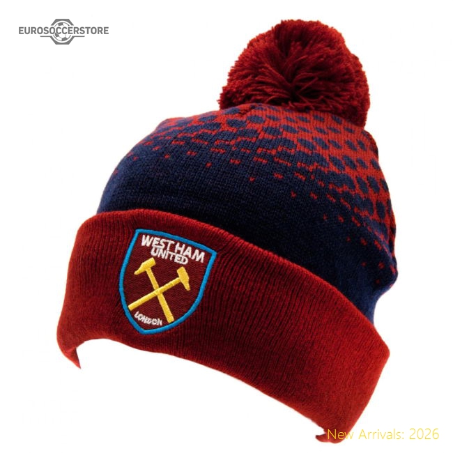West Ham United FC Fade Ski Hat-Vantage Point Soccer