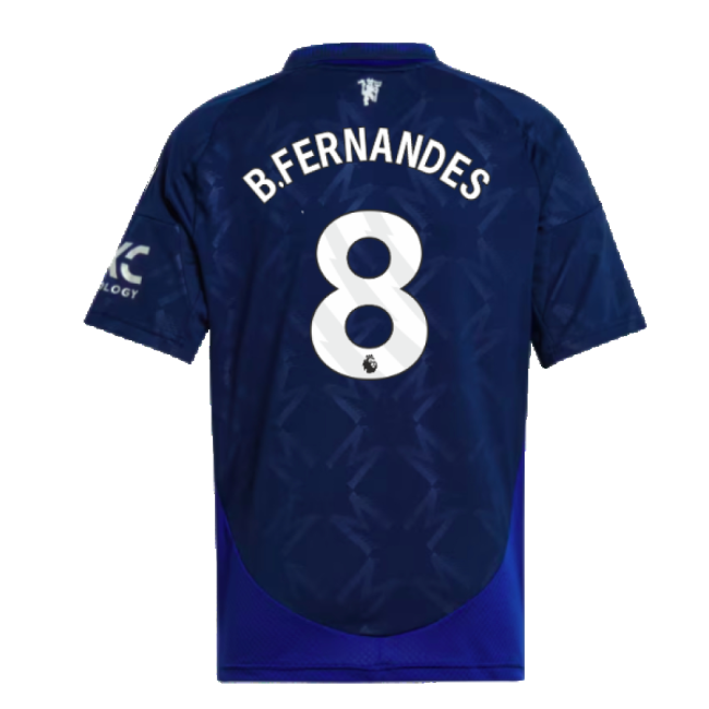 2024-2025 Man Utd Away Shirt (Kids) (B.Fernandes 8)-Football Jersey Hub