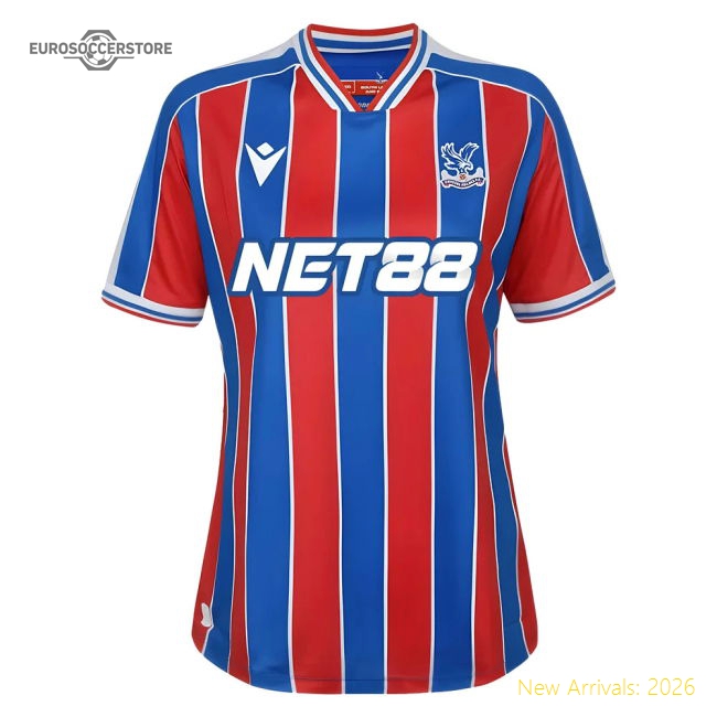 2025-2026 Crystal Palace Home Shirt (Womens)-Vantage Point Soccer
