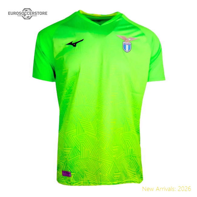 2024-2025 Lazio Home Goalkeeper Shirt (Green) - Kids-Vantage Point Soccer
