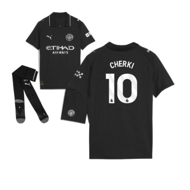 2025-2026 Man City Away Mini Kit (Cherki 10)-Football Jersey Hub