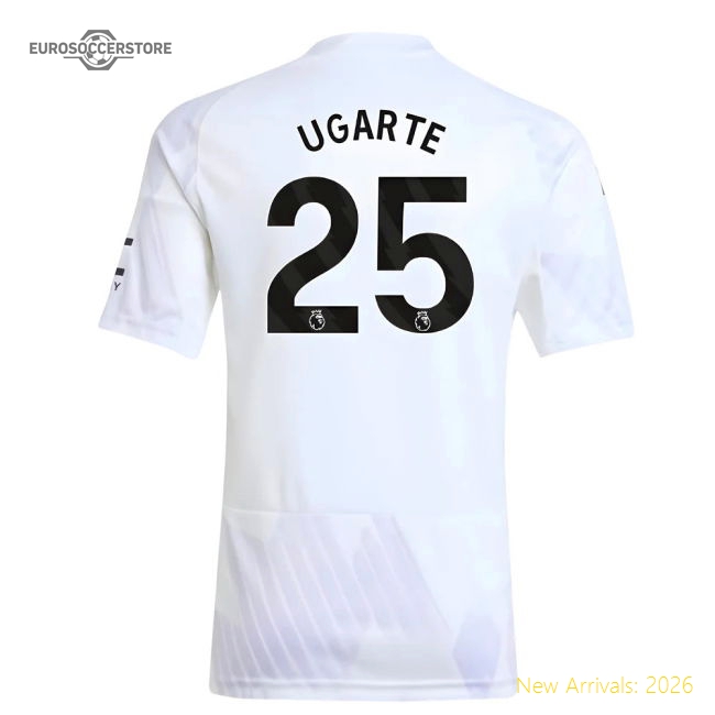 2025-2026 Man Utd Away Shirt (Kids) (Ugarte 25)-Football Jersey Hub