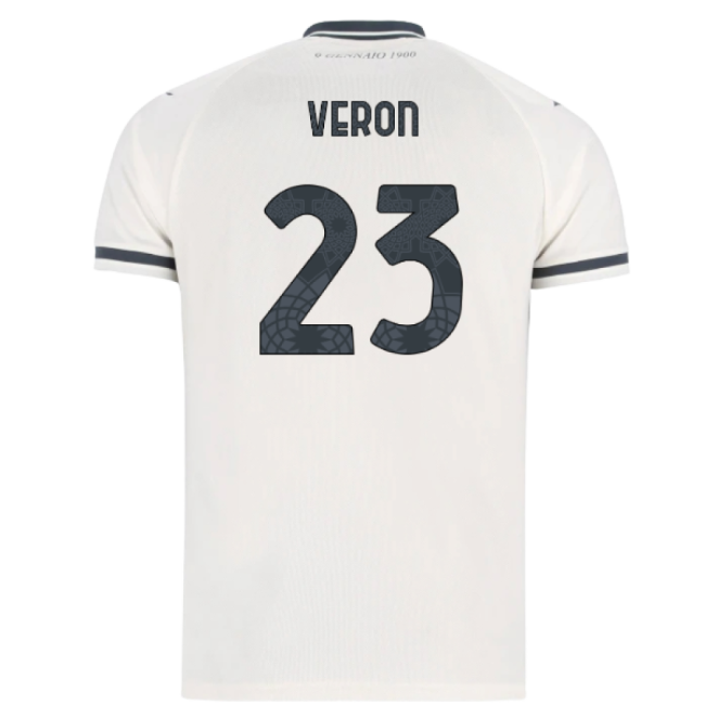 2025-2026 Lazio Away Shirt - Kids (Veron 23)-Vantage Point Soccer