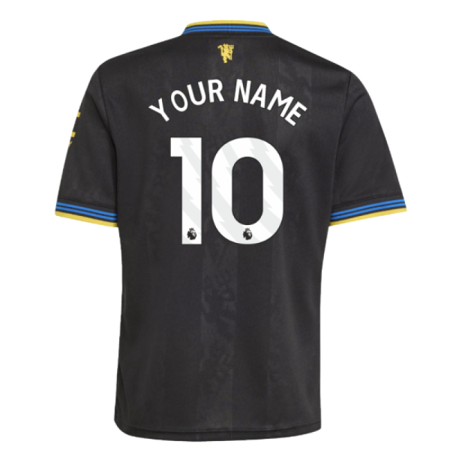 2025-2026 Man Utd Third Shirt (Kids) (Your Name)-Football Jersey Hub