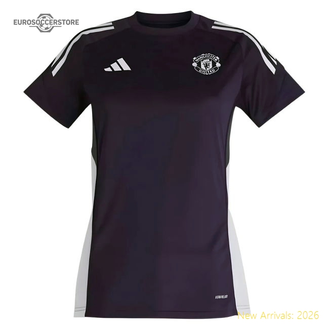2025-2026 Man Utd Training Jersey (Aurora Plum) - Womens (V.Nistelrooy 10)-Football Jersey Hub