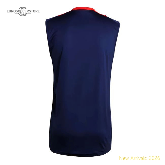 2024-2025 Man Utd Sleeveless Jersey (Night Indigo) (Hojlund 9)-Football Jersey Hub