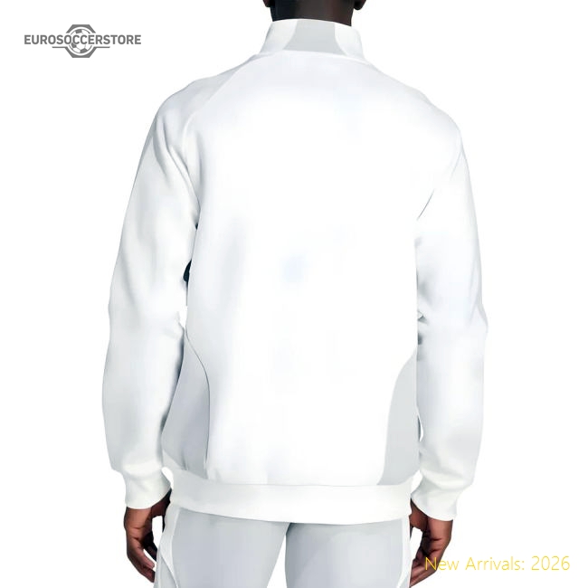 2025-2026 Real Madrid Track Top Urban Purist (White)-BuySoccerJersey Hub