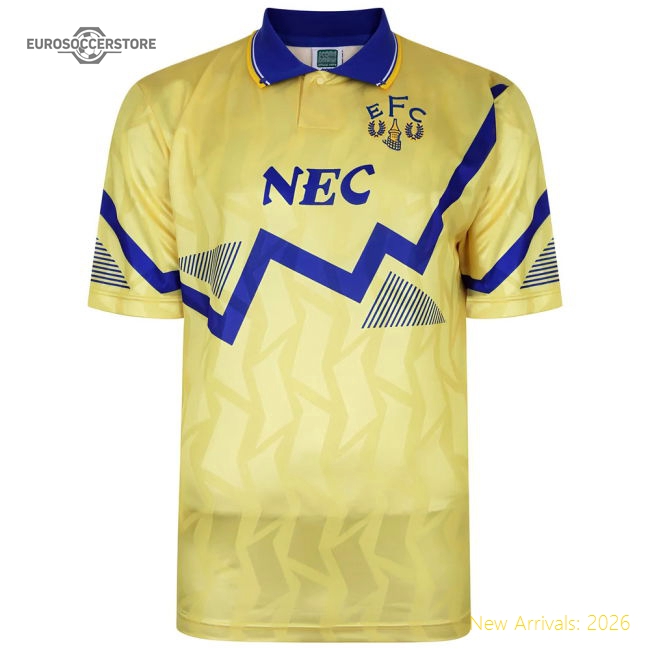 Everton 1990 Away Retro Football Shirt-Football Jersey Hub