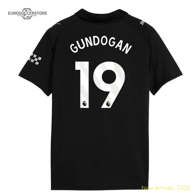 2025-2026 Man City Away Mini Kit (Gundogan 19)-Football Jersey Hub