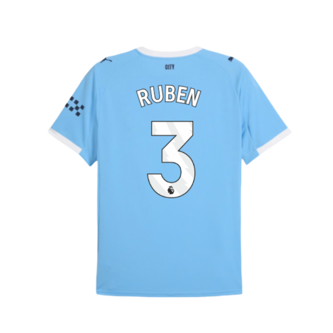 2025-2026 Man City Home Shirt (Ruben 3)-Football Shirts Shop