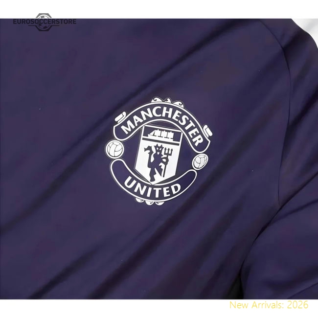 2025-2026 Man Utd Training Jersey (Aurora Plum) - Kids (Mainoo 37)-Football Jersey Hub
