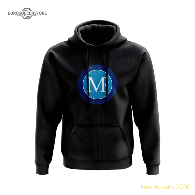 Scott McTominay Napoli Badge Hoody (Black)-Vantage Point Soccer