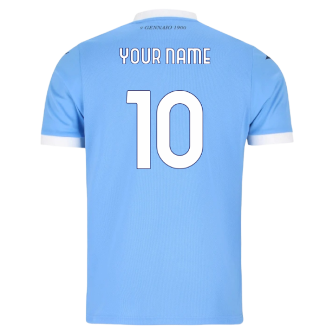 2025-2026 Lazio Home Shirt (Your Name)-Vantage Point Soccer