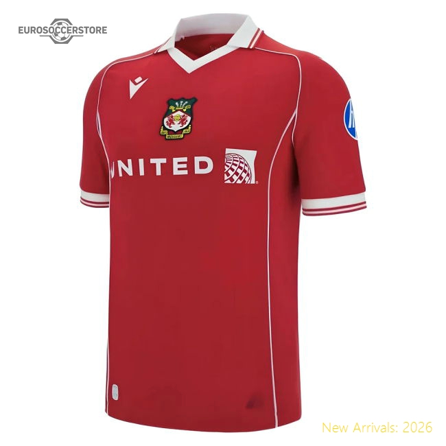 Wrexham (Your Name) 2025-2026 Home Kit Kit Premium Team Supporter Gear-PitchVibe Kits