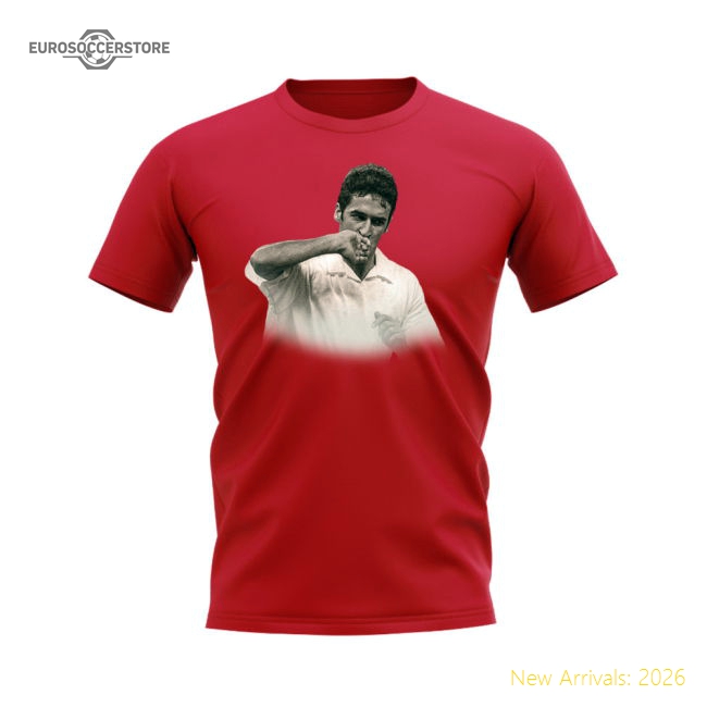 Raul Real Madrid Legend T-Shirt (Red)-BuySoccerJersey Hub