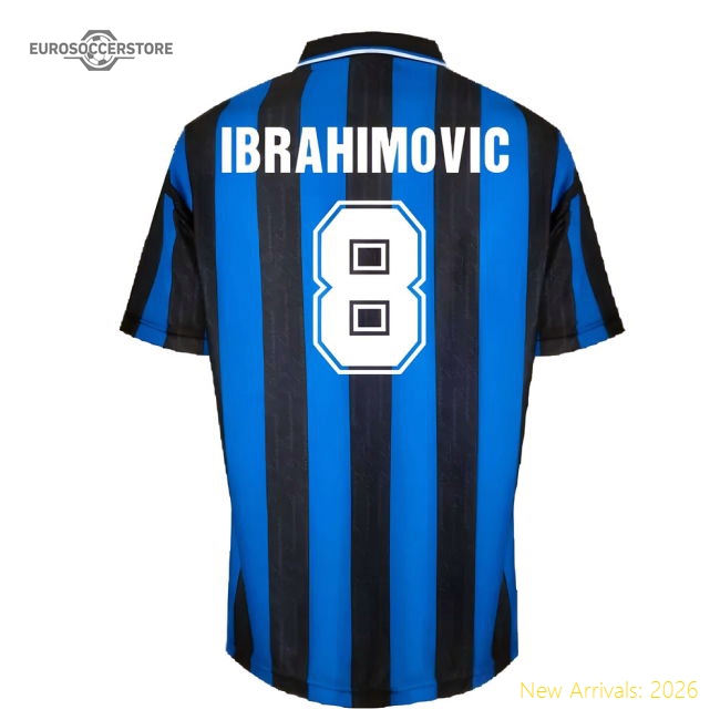 1996 Inter Milan Home Shirt (IBRAHIMOVIC 8)-Football Shirts Shop