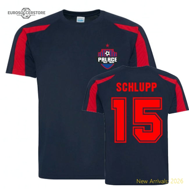Jeffrey Schlupp Crystal Palace Sports Training Jersey (Navy-Red)-Vantage Point Soccer