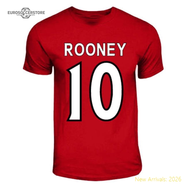 Wayne Rooney Manchester United Hero T-shirt (red)-Football Jersey Hub