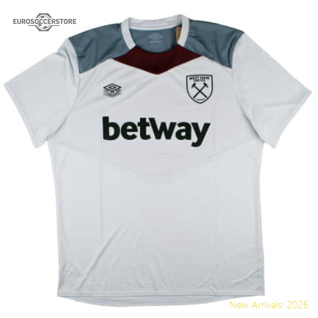 2024-2025 West Ham Training Jersey (Arctic Ice)-Vantage Point Soccer
