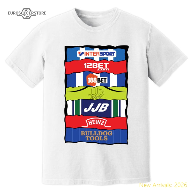 Wigan Sponsor History T-Shirt (White)-Vantage Point Soccer
