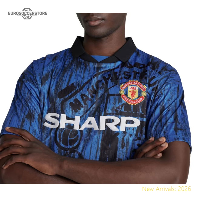 1992-1993 Man Utd Away Retro Shirt-Football Jersey Hub