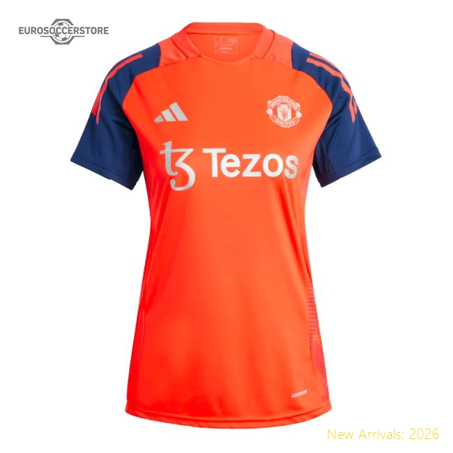 2024-2025 Man Utd Training Jersey (Red) - Womens-Football Jersey Hub