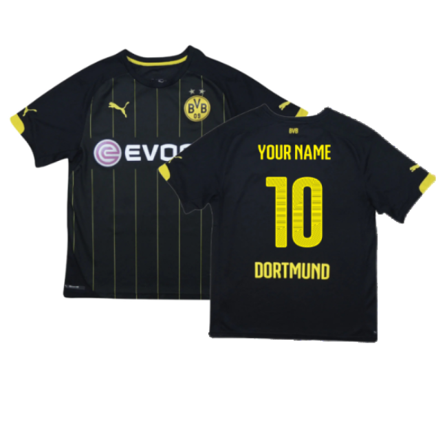 Borussia Dortmund 2014-16 Away Shirt ((Very Good) S) (Your Name)-Football Jersey Hub