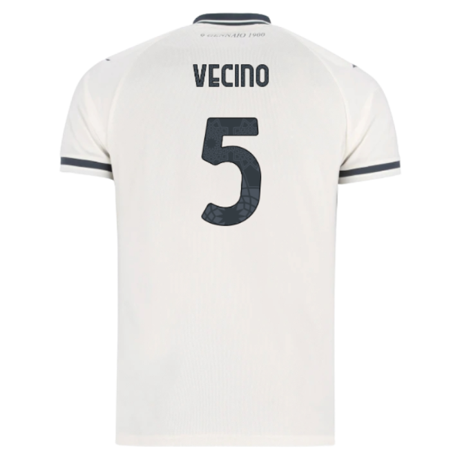 2025-2026 Lazio Away Shirt - Kids (Vecino 5)-Vantage Point Soccer