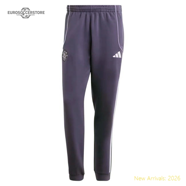 2025-2026 Man Utd UBP Double Knit Pants (Trace Purple)-Football Jersey Hub