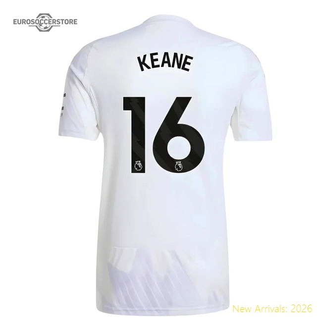 2025-2026 Man Utd Away Shirt (Keane 16)-Football Jersey Hub