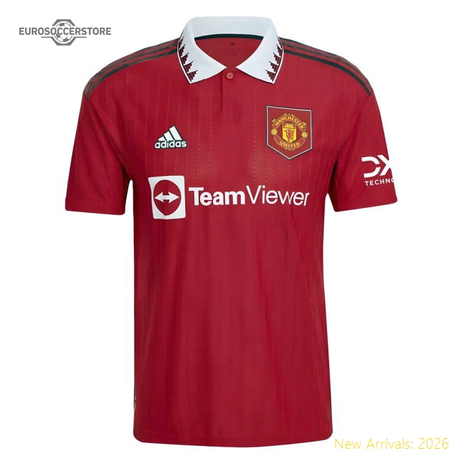 2022-2023 Man Utd Authentic Home Shirt-Football Jersey Hub