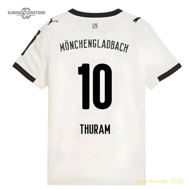 Borussia Mgb 2025-2026 Home Kit Football Match Kit (Kids)-Jersey Chest: 2026 World Cup Soccer Kits