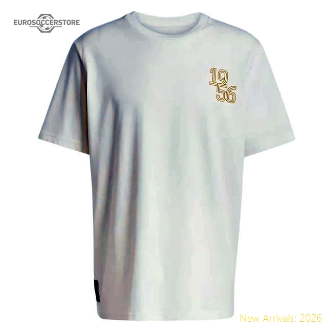 2024-2025 Real Madrid UCL Heavy Cotton Tee (Off White)-PitchVibe Kits