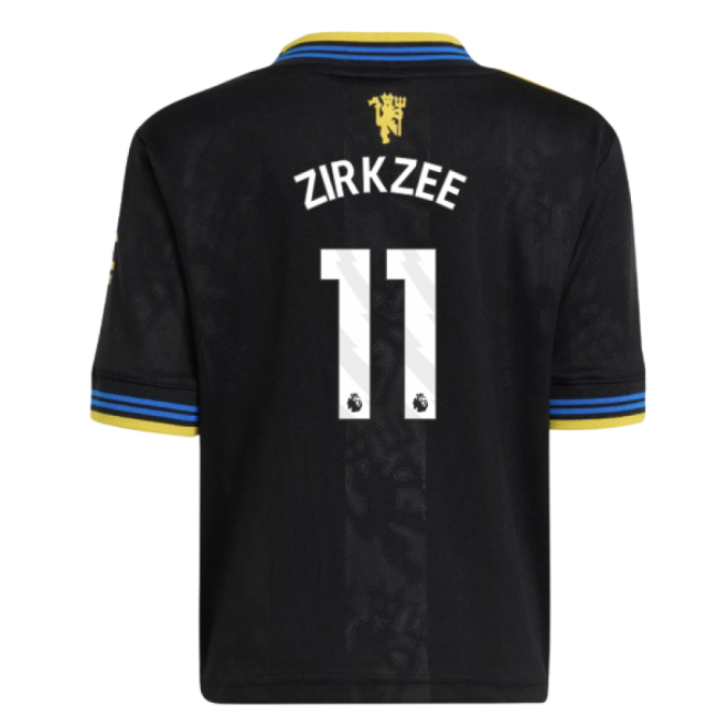 2025-2026 Manchester United Third Mini Kit (Zirkzee 11)-Football Jersey Hub