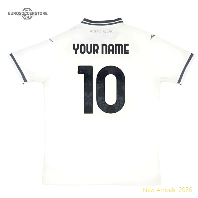 2025-2026 Lazio Away Shirt (Your Name)-Vantage Point Soccer