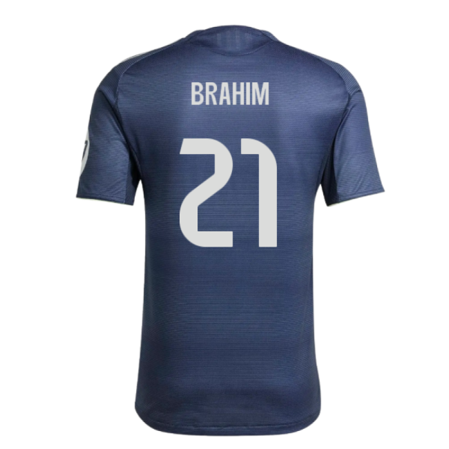2025-2026 Real Madrid Authentic Away Shirt (Brahim 21)-Football Shirts Shop