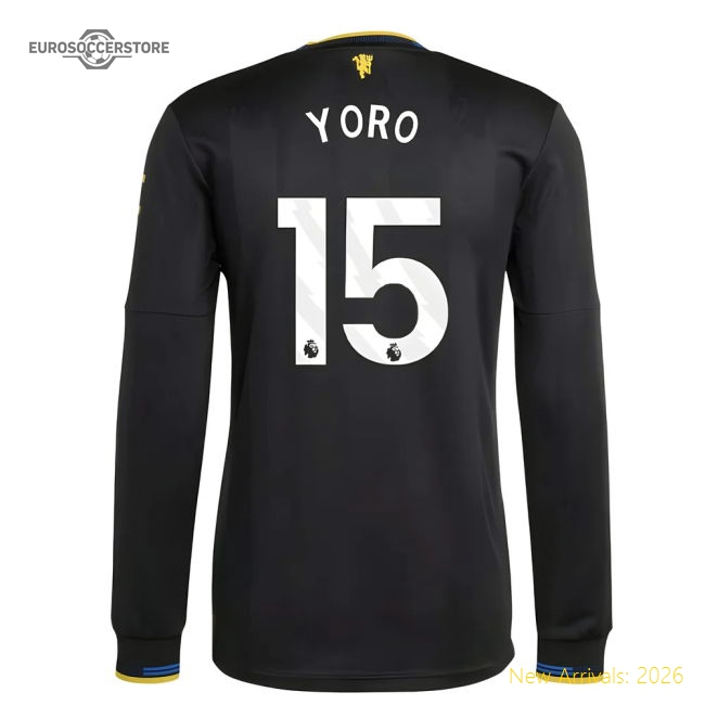 2025-2026 Man Utd Authentic Long Sleeve Third Shirt (Yoro 15)-Football Jersey Hub