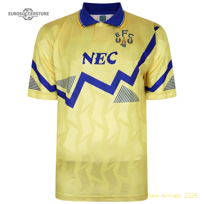 Everton 1990 Away Retro Football Shirt (SOUTHALL 1)-Football Jersey Hub