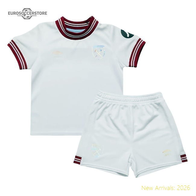 2023-2024 West Ham Away Baby Kit-Vantage Point Soccer