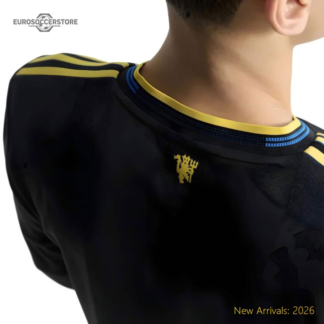 2025-2026 Man Utd Authentic Long Sleeve Third Shirt-Football Jersey Hub