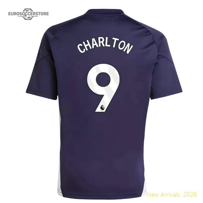 2025-2026 Man Utd Training Jersey (Aurora Plum) - Kids (Charlton 9)-Football Jersey Hub